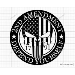 2nd Amendment Protect Yourself Svg Png, We The People svg, Punisher svg, Punisher skull svg, The punisher svg Printable,