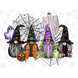 Halloween Gnomies Png Sublimation Design, Halloween Png, Witch Gnomes Halloween Png, Spooky Pumpkin Png,Witch Gnomes Hal