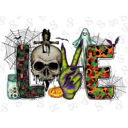 Love Halloween PNG, Halloween Png, Bloody Eye PNG, Spooky Png, Sublimation Designs Downloads, Witch Hand Png, Sublimatio