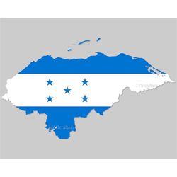 Honduras Flag Map Svg Png, Honduras flag svg, Honduras flag vector, Country Flags svg, Patriotic svg - Printable, Cricut