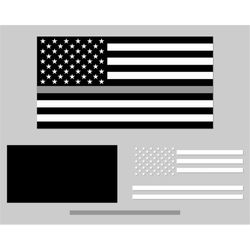 American Thin Gray Line svg, Correction Officer Flag svg, officer svg, correctional wife svg,- Printable, Cricut and Sil