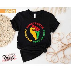 Juneteenth Freedom Shirt, Black Independence Day Shirt, Juneteenth Gift, Black Culture T-shirt, Black Pride Shirt, Black