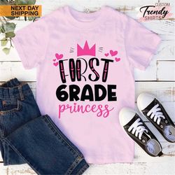 1st Grade Shirt Girl, Girls Back to School Shirt, First Grade Gift for Girl, First Grade Shirt for Girls, School Shirt T
