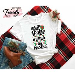 Christmas Shirts for Kids, Funny Christmas Shirt, Gift for Christmas, Christmas Sibling Shirts, Kids Christmas Shirts, K