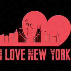 I Love New York Svg, Trending Svg, I Love NY Svg,