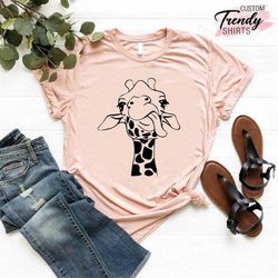 Funny Giraffe Shirt, Giraffe Lover Gift, Giraffe Shirt Women, Animal Lover Shirt, Animal Lover Gift,Funny Animal Shirt f