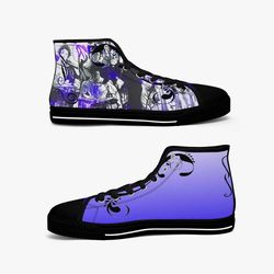 black clover yami sukehiro high canvas shoes for fan, black clover yami sukehiro high canvas shoes sneaker