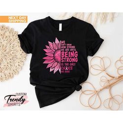 Breast Cancer Awareness Shirt,Breast Cancer Fighter Shirt,Cancer Support Gift,Breast Cancer Survivor Tee,Pink Ribbon Shi