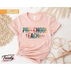 Preschool Teacher Shirt, Teacher Gifts, Back to School Shirt,First Day of Pre School Shirt,Teacher Appreciation Gift,Pre