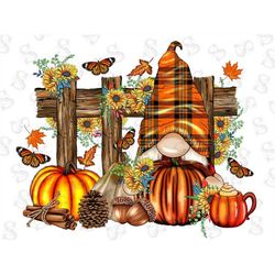 Fall Gnome Pumpkins Png Fall Sublimation Design, Fall Pumpkin Png, Western Gnome Png, Hello Fall Png, Autumn Png, Fall P