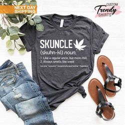Funny Uncle Shirt, Uncle Birthday Gift, Skuncle Shirt, Uncle Fathers Day Gift, Uncle Gift from Nieces and Nephew, Best U