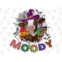 Halloween Moody Png Sublimation Design,Cow Png,Spooky Png,Halloween Png,Moody Png,Railing Png,Candle Png,Pumpkin Png,Dig