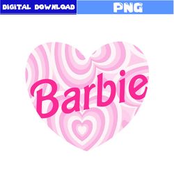 Barbie Png, Heart Png, Barbie Heart Png, Barbie Logo Png, Cartoon Png, Png Digital File