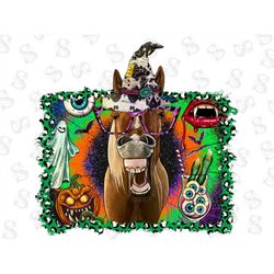 halloween horse png sublimation design,animals horse,ghost png,halloween horse png,witch hat,halloween pumpkin,pumpkin p