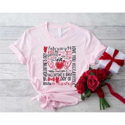 Happy Valentines Day Shirt,  Girls Valentine Shirts, Valentines Day Gift, Cute Valentines Tees, Heart Shirt,  Valentines