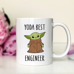 Yoda Best Co-worker - Gift for Co-worker, Funny Yoda Mug, Cu
