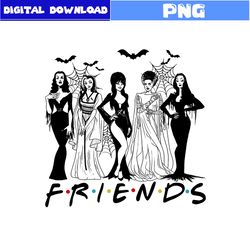 Witch Friends Png, Witch Bad Png, Morticia Addams Png, Cartoon Png, Horror Movie Character Png, Halloween Png, Png File