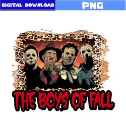 The Boys Of Fall Png, Freddy Krueger Png, Jason Voorhees Png, Michael Myers Png, Horror Character Png, Halloween Png