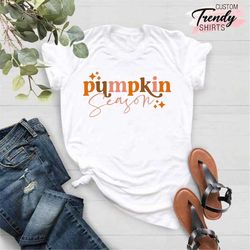Funny Pumpkin Shirt, Pumpkin Season Shirt, Thanksgiving Gifts, Retro Pumpkin Shirt, Autumn Shirt for Women, Cute Fall Sh