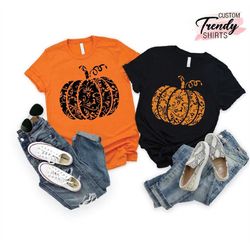 Halloween Shirt, Halloween Pumpkin Shirt, Halloween Family Tshirt, Pumpkin Lover Shirt, Halloween Party Tee, Pumpkin Pat