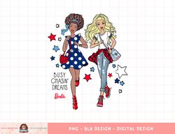 Barbie Busy Chasing Dreams Americana png, sublimation copy
