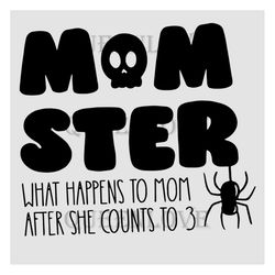 Momster SVG,Halloween SVG,Halloween Shirt SVG,Halloween Mom Svg,Funny Halloween Svg,Svg file
