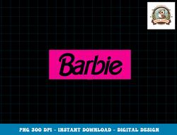 Barbie Classic Pink Logo png, sublimation copy