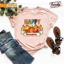 Happy Thanksgiving Shirt, Thanksgiving Vacation Shirt, Family Thanksgiving Gift Shirt, Thanksgiving Food Shirt, Thanksgi