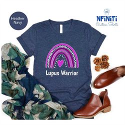 Lupus Warrior Shirt, Rainbow Lupus Awareness Shirts, Chronic Pain Shirts, Lupus Shirts, Lupus Support Tee, Lupus Fighter