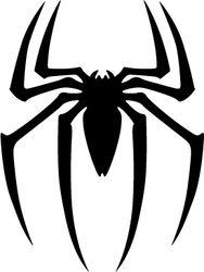 Spiderman Logo SVG, PNG, JPG files. Digital download.