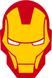 Ironman mask SVG, PNG, JPG files. Digital download.