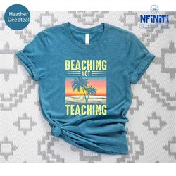 summer shirts, teacher summer vacay t-shirts, palm beach shirts, teacher summer gift, teacher t shirts, beach sunset shi
