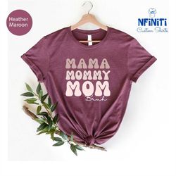 Mama Shirts, Mom Shirt, Motherhood Shirt, Mommy T-Shirt, Mom T-Shirts, Mom Life Shirt, Gift For Mom, Funny Mom Shirt, Mo