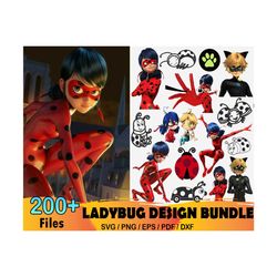 200 Tales Of Ladybug And Cat Noir Bundle Svg, Disney Svg, Ladybug Svg