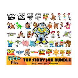 504 Files Toy Story Bundle Svg, Disney Svg, Buzz Lightyear Svg
