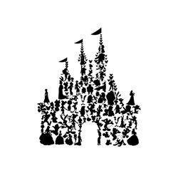 Characters Disneyland Svg, Disney Svg, Disneyland Svg, Castle Svg, Disney Castle Svg, Castle Vector, Disney World Svg, D