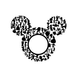 Disney Mickey Mouse Svg, Disney Svg, Mickey Svg, Mickey Head Svg, Mickey Clipart, Mickey Vector, Mickey Lovers, Minnie S