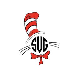 Dr Seuss Cat In The Hat Svg, Dr Seuss Svg, Cat In The Hat Svg, Dr Seuss Gifts, Dr Seuss Shirt, Thing 1 Thing 2 Svg, Dr S