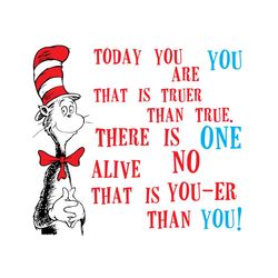 Today You Are You Svg, Dr Seuss Svg, Cat In The Hat Svg, Dr Seuss Gifts, Dr Seuss Shirt, Thing 1 Thing 2 Svg, Dr Seuss Q