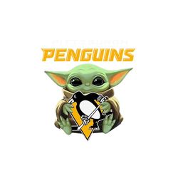 pittsburgh penguins baby yoda png file for png instant download