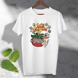 Superhero Loki Charms Cereal ideal gift present T-shirt