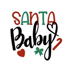 Santa baby SVG Files For Silhouette, Files For Cricut, SVG, DXF, EPS, PNG Instant Download