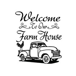 Welcome to our farm house SVG Files For Silhouette, Files For Cricut, SVG, DXF, EPS, PNG Instant Download