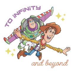 Vintage Disney To Infinity And Beyond Toy Story Svg Cricut Files