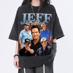 Jeff Probst Vintage Washed Shirt, Presenter Homage Graphic Unisex T-Shirt, Retro 90s Fans Tee Gift