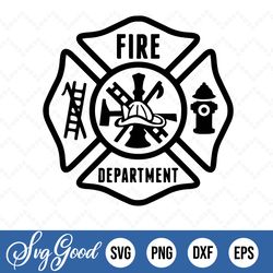 Fire Department, Fire Fighters, Rescue, Fire Figters SVG, Fire Department Cut File