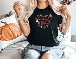 Merry Christmas T shirt Reindeer Christmas T Shirt Elf outfit Elf Costume Xmas Family Holiday Gift Santa Clause Christma