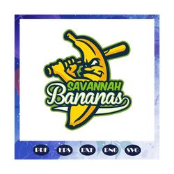 Savannah bananas, banana svg, banana shirt, banana logo, banana clipart, trending svg, Files For Silhouette, Files For C