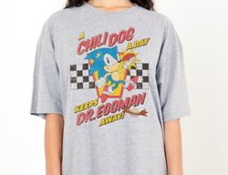 Sonic X T-Shirt, Sonic X Shadow White Tribal Shirt, Sonic a Chili Dog Tee, Shadow The Hedgehog Shirt, Jesse Pink man Shi