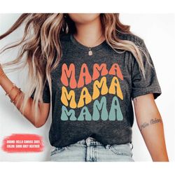 Mama Shirt, New mom Shirt, Pregnancy announcement shirt Mama Tshirt, Retro Mama T-Shirt, Retro Mom Shirt, mom Shirt, Gif
